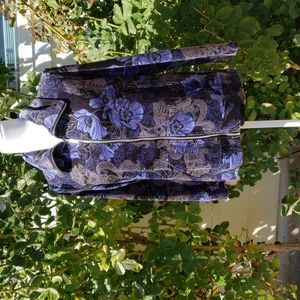 Karen Scout Sport Jacket. Size small, black, blue, tan